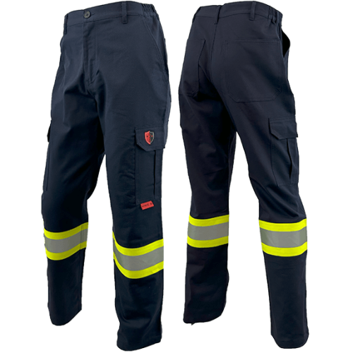 Atlas AR/FR Navy Cargo Pants 4in Stripe 4054NB